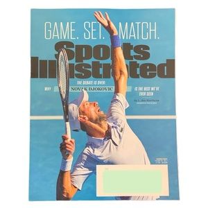 Sports Illustrated Magazine March 2024 Novak Djokovic Tennis Best Ever Seen